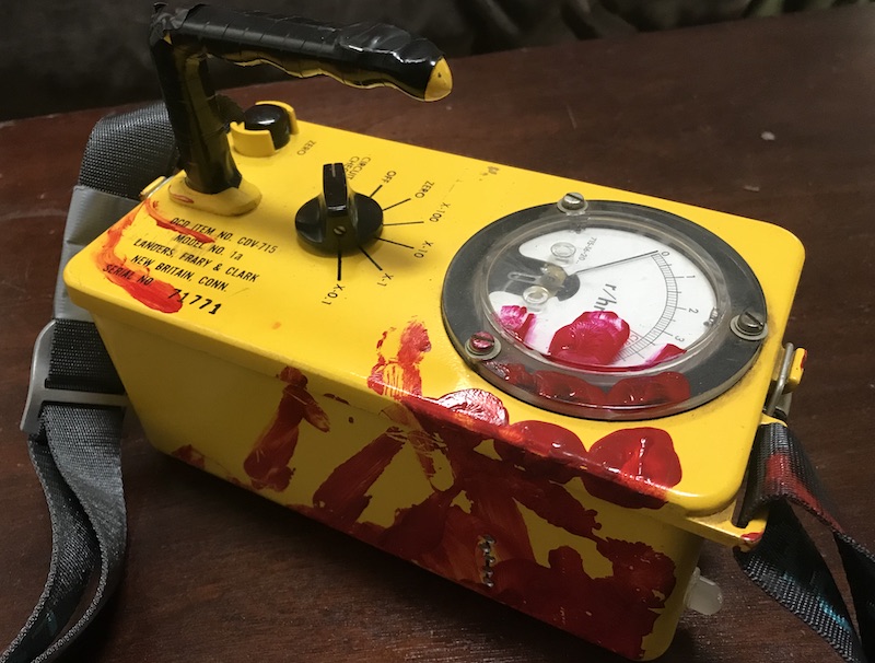 Fake Geiger Counter with Indoor Positioning 